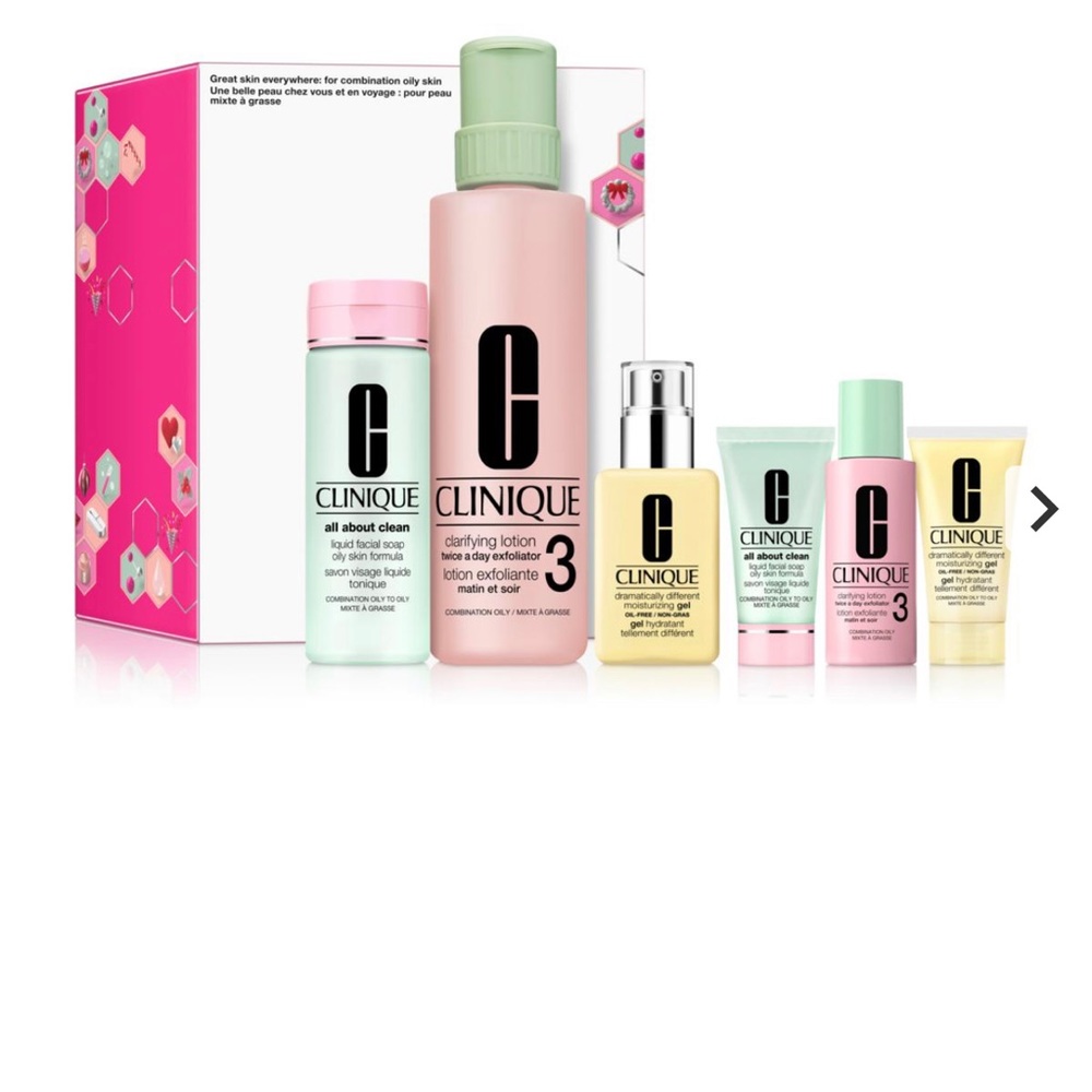 Clinique Great Skin  Set Everywhere For  Oily Skin